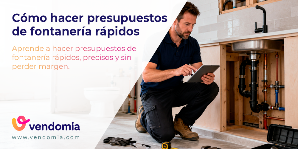 Presupuestos de fontanería: cómo hacerlos rápido, precisos y sin perder margen