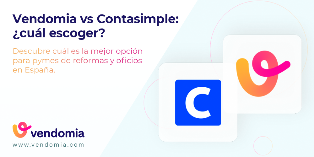 Vendomia vs Contasimple (2025): comparativa clara para pymes en España