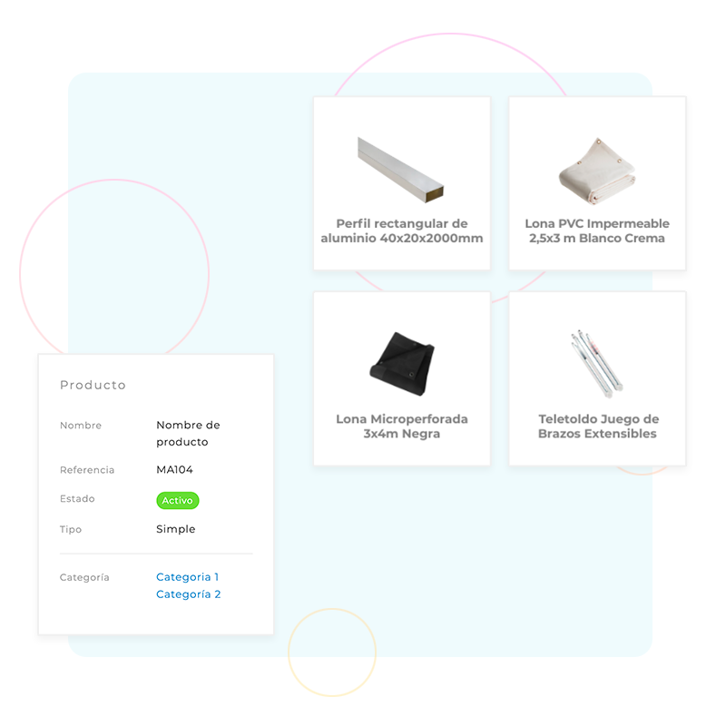 Gestión de inventario y materiales para cerramientos