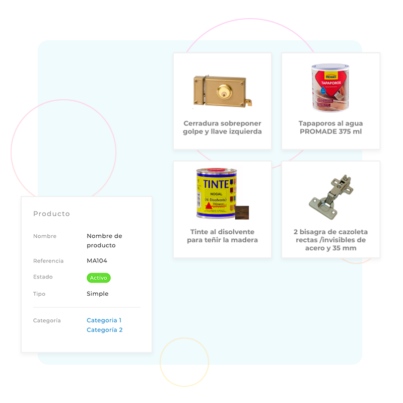 Gestión de materiales para carpintería