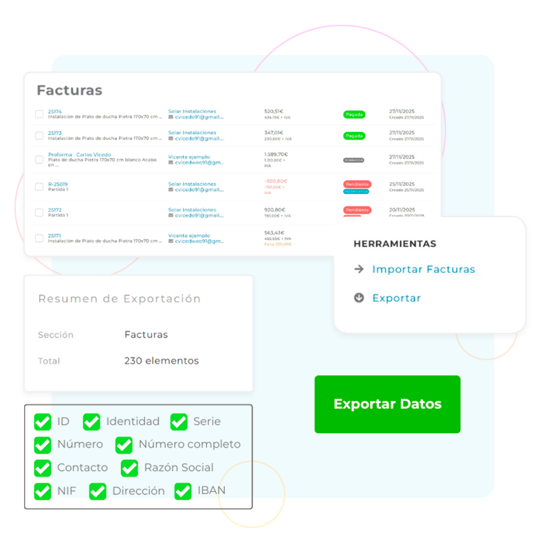 Exportación a tu gestoría