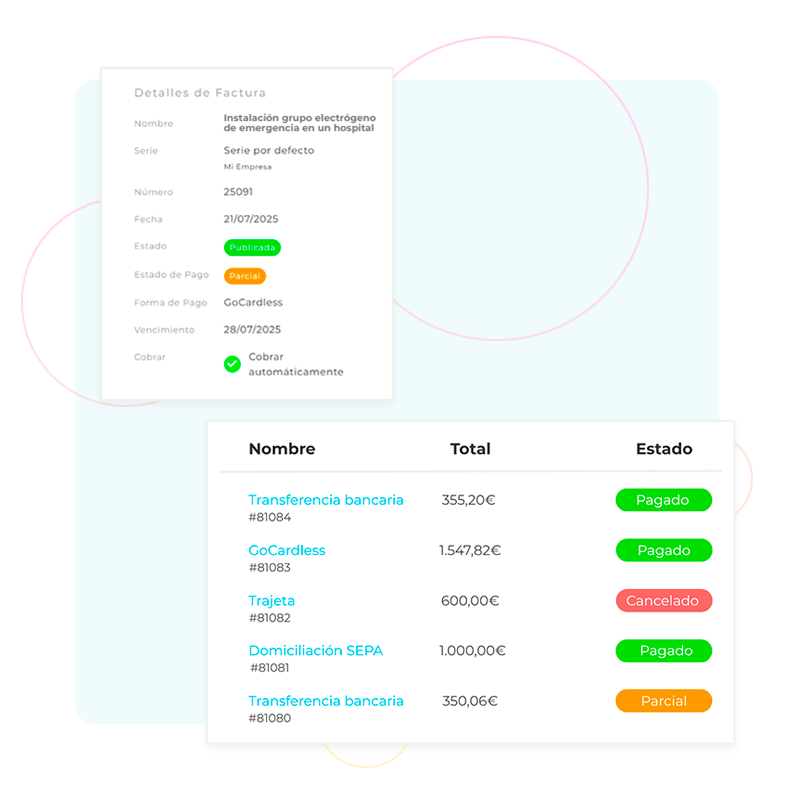 Gestión de cobros y gastos
