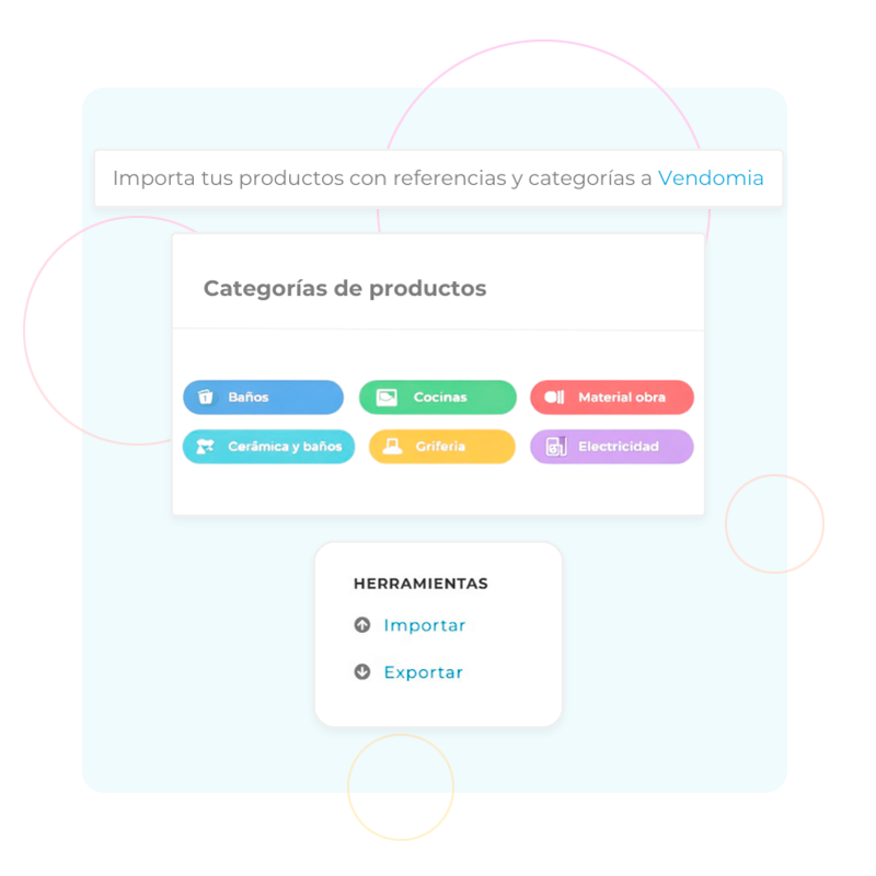 Categorías de productos