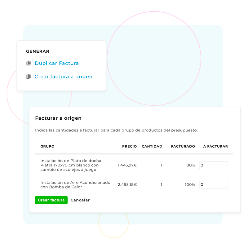 Factura a origen y certificaciones