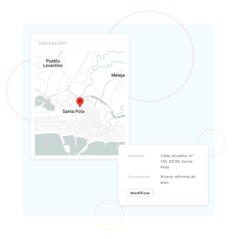 Control horario con geolocalización